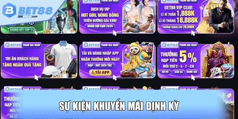 Sự kiện khuyến mãi định kỳ