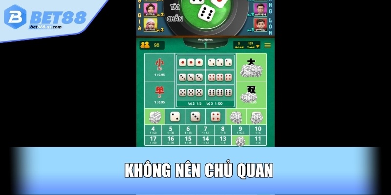 Không nên chủ quan