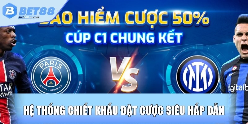 Hệ thống chiết khấu đặt cược siêu hấp dẫn